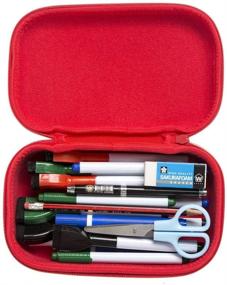 img 1 attached to ZIPIT Colorz Pencil Box: Stylish and Durable Storage Container for 60 Pens | Perfect for School and Office Supplies | Secure Zipper Closure | Kaleidoscope