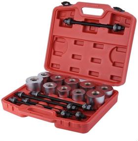 img 3 attached to 🔧 27 Piece Universal Press and Pull Sleeve Kit Bush Bearing Removal and Insertion Tool Set from WINTOOLS