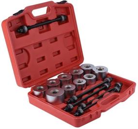 img 2 attached to 🔧 27 Piece Universal Press and Pull Sleeve Kit Bush Bearing Removal and Insertion Tool Set from WINTOOLS