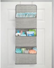 img 3 attached to MDesign Hanging Storage Organizer Pockets Kids' Home Store