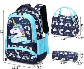 img 2 attached to Рюкзаки Unicorn Backpack School Bookbag