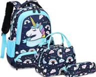 unicorn school backpack: bookbag for kids and teens logo