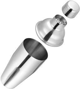 img 3 attached to 🍸 24 oz Stainless Steel Cocktail Shaker with Strainer - Ideal for Bartending, Home Bar, and Mixing Drinks - Etens Martini Shaker + Must-Have Bartender Kit