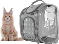 xzking cat backpack for cats, kitten, and small dogs - travel bag for pets, ideal for traveling, hiking, camping with puppy, cats, and bunny - large cat backpack carrier logo