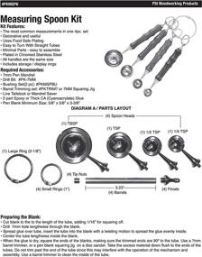 img 3 attached to 📏 Enhance Your Woodturning Skills with Penn State Industries PKMSPN Measuring Spoon Set Kit (1pack)