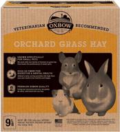 🌾 all-natural orchard grass hay for small pets: chinchillas, rabbits, guinea pigs, hamsters & gerbils - oxbow animal health логотип
