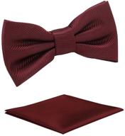 🎀 fortunatever boys solid pre-tied bow ties – adjustable tuxedo bowtie for boy in multiple colors (11''-19'') logo