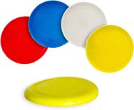 🎉 fun central 12 pack - 10 inch flying discs: backyard games & sports party favors for kids & adults - assorted colors логотип