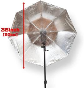 img 3 attached to UNPLUGGED STUDIO Collapsible Silver Umbrella