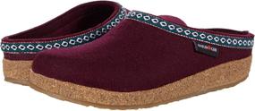 img 1 attached to Haflinger Classic Grizzly Chocolate Mules & 🐻 Clogs: Stylish, Comfy Shoes for Women and Men