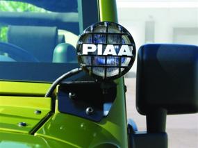 img 1 attached to 🔧 PIAA 30110 Windshield Bracket: Enhance Your Jeep Wrangler JK 07-10's Look with Sleek Black Design