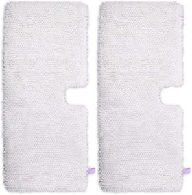 img 4 attached to 🧽 F Flammi Replacement XL Large Microfiber Steam Mop Cleaning Pads for Shark Steam Pocket Mops: 2 Pack S3501 XLT3501 S3601