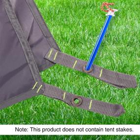 img 1 attached to CAMPMOON Waterproof Camping Tarps - 5x7/6x7/7x7/8x7/9x7/10x10 Feet, Large Oxford 4-in-1 Tent Footprints: Ultralight & Compact Ground Cloth for Camping and Backpacking