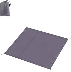 img 4 attached to CAMPMOON Waterproof Camping Tarps - 5x7/6x7/7x7/8x7/9x7/10x10 Feet, Large Oxford 4-in-1 Tent Footprints: Ultralight & Compact Ground Cloth for Camping and Backpacking