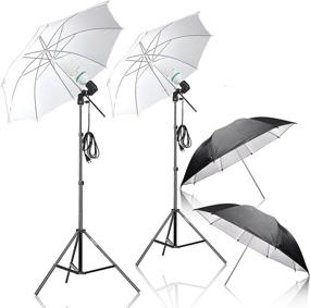 img 4 attached to 📸 Emart 1000w Umbrella Lighting Kit for Photography, 5500k Daylight Continuous Lighting, Professional Video Lighting Solution