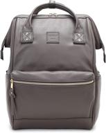 kah kee leather backpack: the ultimate laptop backpack for teachers logo