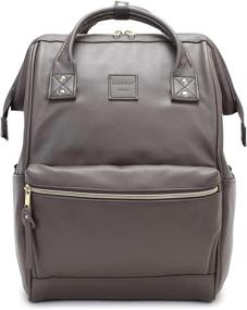 img 4 attached to Kah Kee Leather Backpack: The Ultimate Laptop Backpack for Teachers