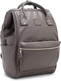 img 2 attached to Kah Kee Leather Backpack: The Ultimate Laptop Backpack for Teachers