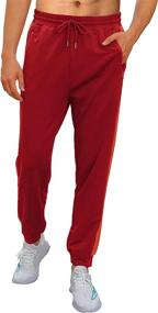 img 2 attached to 🏃 Ultimate Performance: WIHOLL Mens Jogger Pants with Pockets for Running, Jogging, Training & Workout