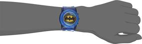 img 2 attached to 🕒 DC Comics Boys' BAT4405SR Analog-Quartz Watch: Blue Plastic Strap, Age 23
