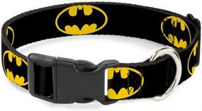 img 3 attached to Buckle Down Plastic Clip Collar Batman Dogs and Training & Behavior Aids