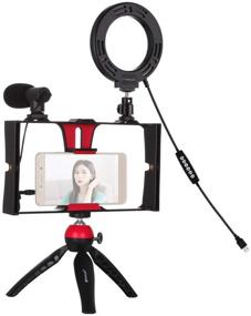 img 3 attached to PULUZ Smartphone Stabilizer Microphone Professional