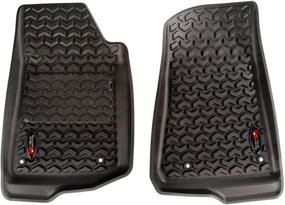 img 4 attached to 🚙 Top-rated Rugged Ridge 12920.36 Floor Liner for Jeep Wrangler & Gladiator JL/JT - Front, Black (2018-2020)