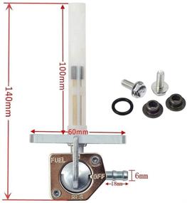 img 1 attached to Honda XR50R XR70R XR80R XR100R XR100 CRF50F CRF70F CRF80F CRF100F Кран топливного бака Газовый переключатель | Заменяет оригинальную запчасть OEM 16960-GEL-701