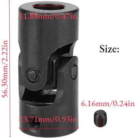 img 3 attached to Efficient Universal Joint Coupling Connector: 0.5in x 0.9in x 2in