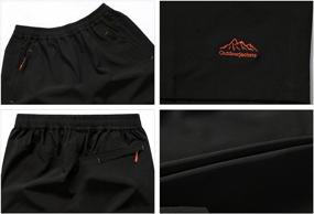 img 1 attached to 🩳 BIYLACLESEN Men's Quick Dry Gym Shorts with Zipper Pockets – Lightweight & Breathable Workout Running Shorts