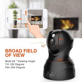img 3 attached to 📷 Wireless Indoor Pan/Tilt/Zoom 1080P WiFi Security Camera - Pet Dog Camera, Home Baby Monitor IP Camera with Motion Detection, Two-Way Audio, Night Vision - Cloud Storage