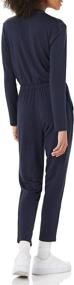 img 3 attached to 👗 Comfy & Stylish Daily Ritual Women's Supersoft Terry V-Neck Jumpsuit for Everyday Wear