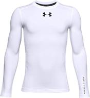 under armour coldgear long sleeve t shirt boys' clothing : active logo