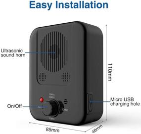 img 3 attached to 🐶 UltPeak Dog Barking Control: USB Rechargeable Sonic Barking Silencer - 10 Meters Effective Range, Safe for Small, Medium, and Large Dogs