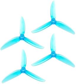 img 1 attached to 🚁 10 Pairs of High-Quality Freestyle Propellers, 5X4.3X3V2S, Blue Color, Poly Carbonate Material