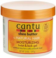 💧 cantu shea butter moisturizing twist & lock gel - effective natural hair care, 13 oz (1-pack) logo