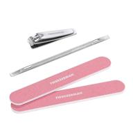 💅 dusty rose tea manicure set by tweezerman - amazon exclusive logo