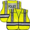 viewbrite reflective police vest green logo
