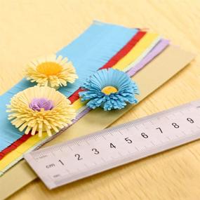 img 3 attached to Bilipala Paper Quilling DIY Flowers 💐 Petal Shapes: 8 Types, 9 Colors, 72 Strips