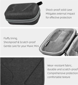 img 3 attached to 📦 Waterproof 2-in-1 Storage Hard Case for DJI Mavic Mini Drone and Remote Control – Anti-Fall Travel Protection Accessories