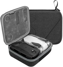 img 4 attached to 📦 Waterproof 2-in-1 Storage Hard Case for DJI Mavic Mini Drone and Remote Control – Anti-Fall Travel Protection Accessories