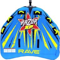 🎢 thrilling rides await: experience the rave sports razor xp 3-rider towable tube! logo