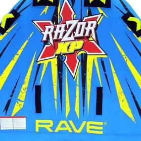 img 2 attached to 🎢 Thrilling Rides Await: Experience the RAVE Sports Razor XP 3-Rider Towable Tube!