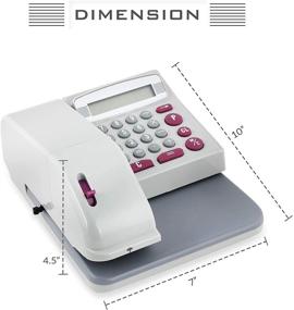 img 2 attached to 🖨️ UBICON RX200UBI Red Checkwriter with Dual Extra Ink Cartridges