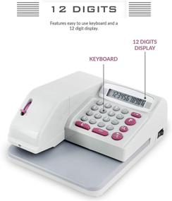 img 3 attached to 🖨️ UBICON RX200UBI Red Checkwriter with Dual Extra Ink Cartridges