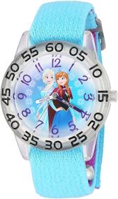 img 4 attached to ❄️ Frozen Quartz Plastic Girls' Watches: The Perfect Disney Gift for Young Frozen Fans!