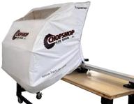 🪚 enhance safety and efficiency with fastcap sawhood white chop shop saw hood for woodworking logo