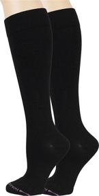 img 4 attached to 🧦 Dr. Motion Compression Knee-Hi Women's Socks Black Size 9-11: Optimal Support for Comfortable Legs