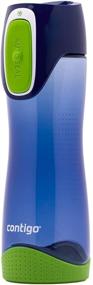 img 2 attached to Contigo Swish Autoseal Water Bottle: Large BPA-Free 🚰 Leakproof Gym Bottle for Sports, Running, Biking & Hiking