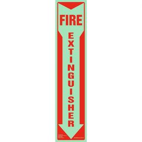 img 4 attached to Fire Extinguisher Signs Glow 2 Pk